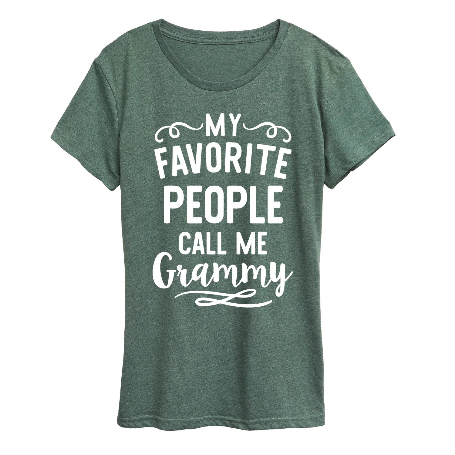 Instant Message - My Favorite People Grammy - Women's Short Sleeve Graphic T-shirt - Image 4