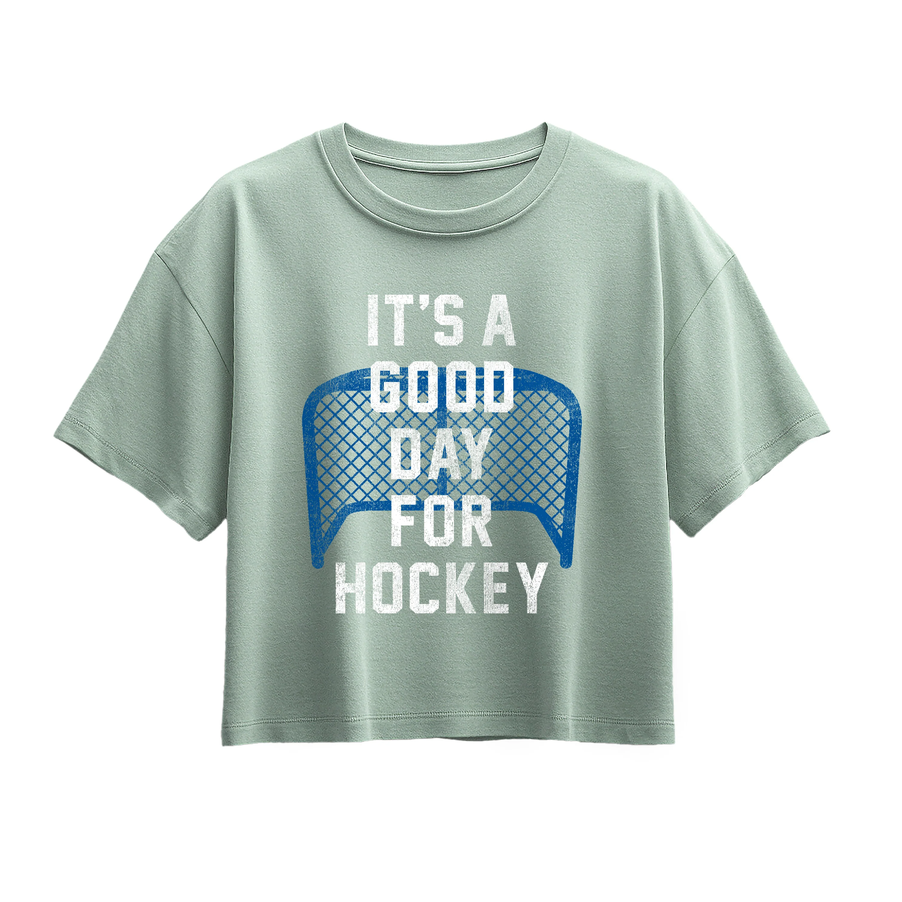 Instant Message - It's A Good Day For Hockey - Youth Girls Boxy T-Shirt - Image 3
