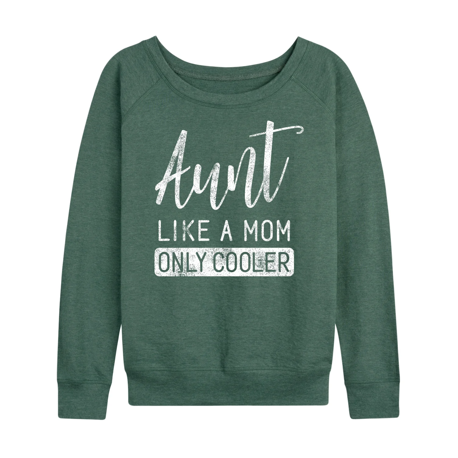 Instant Message - Like A Mom Only Cooler - Women's Lightweight French Terry Long Sleeve Shirt - Image 4