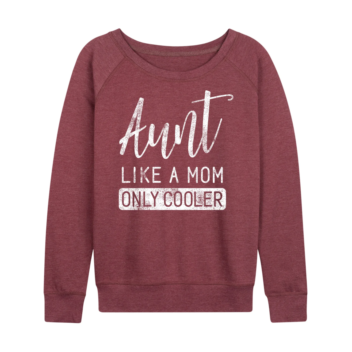 Instant Message - Like A Mom Only Cooler - Women's Lightweight French Terry Long Sleeve Shirt - Image 5
