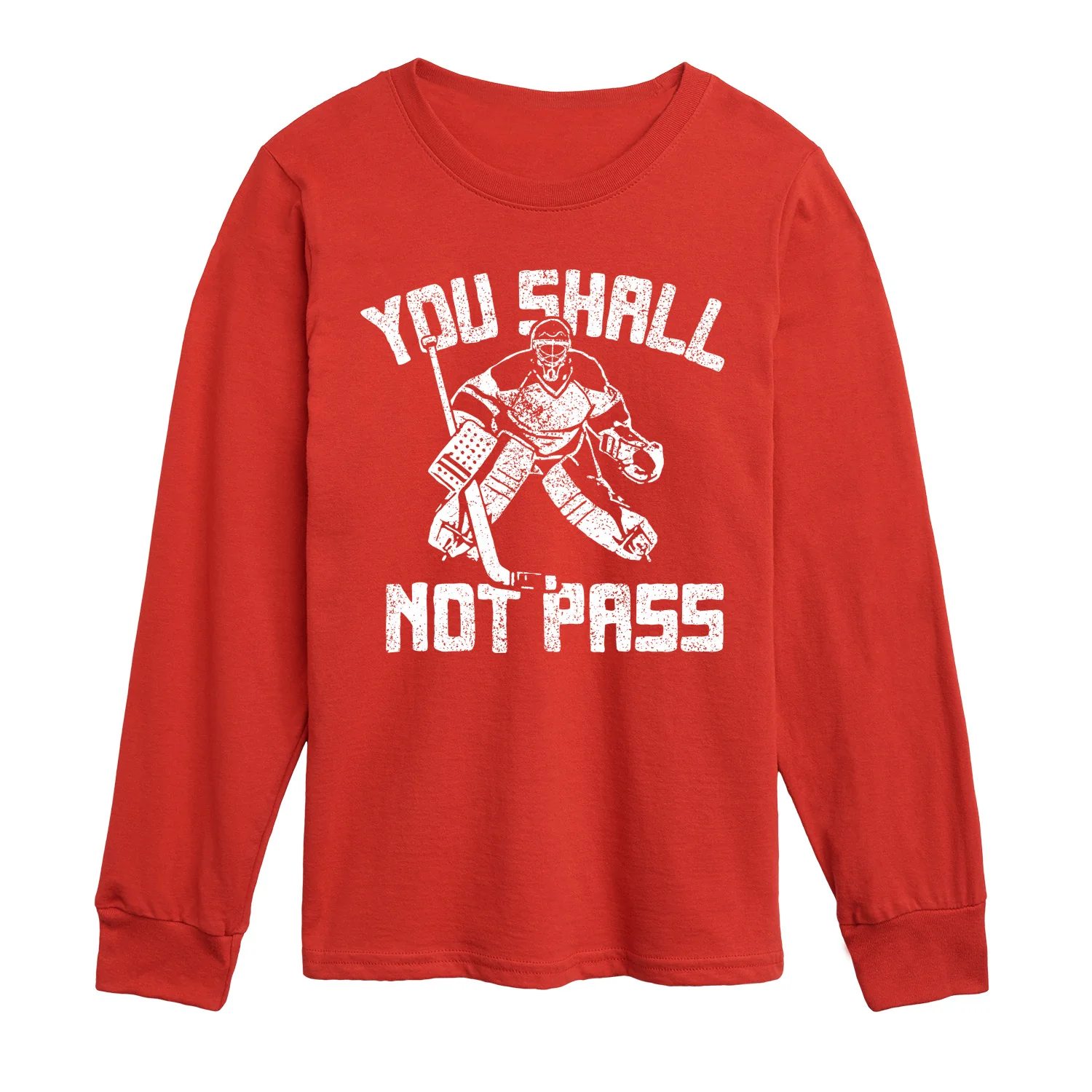 Instant Message - You Shall Not Pass - Youth Boys Long Sleeve Graphic T-Shirt