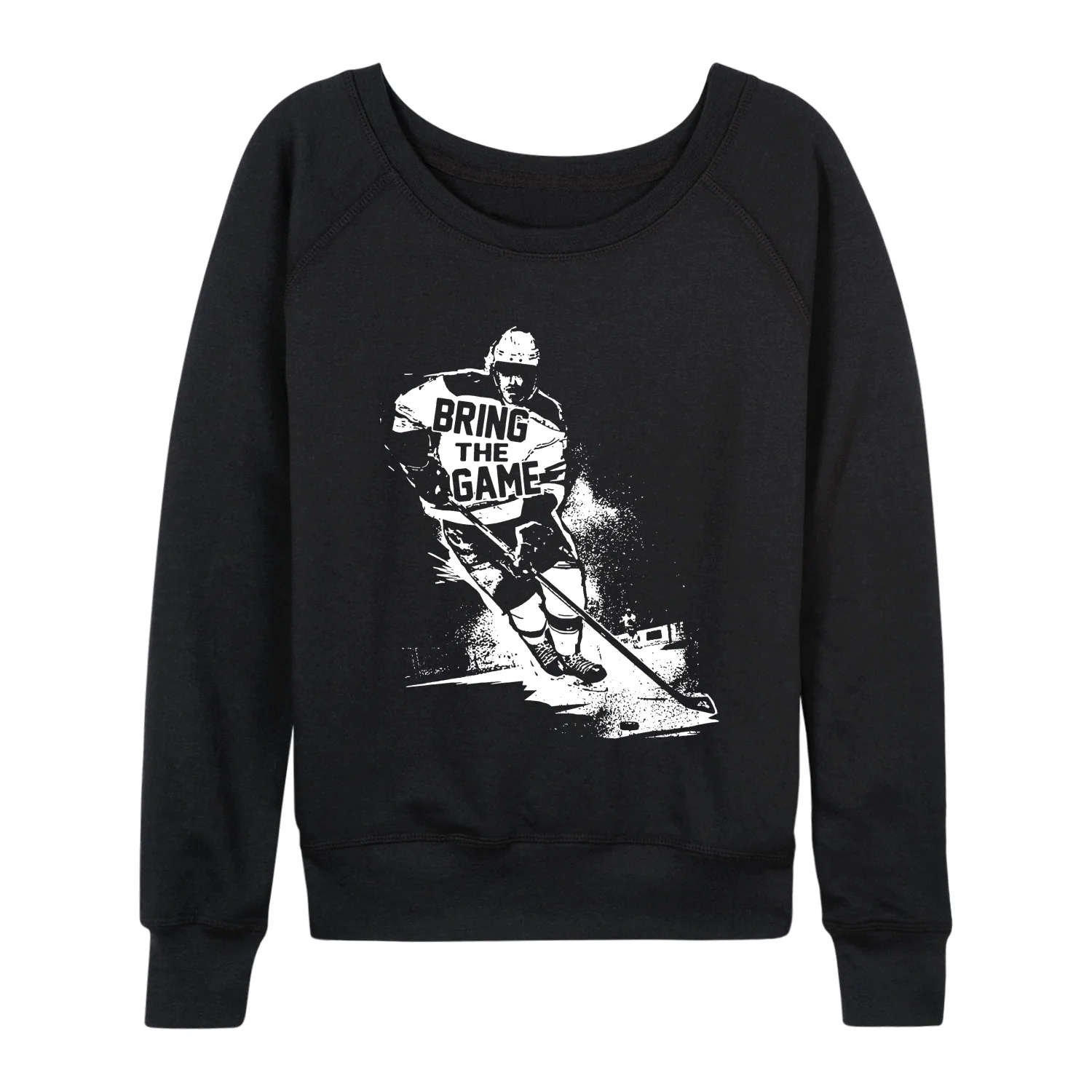 Instant Message - Bring The Game - Women's French Terry Long Sleeve Pullover - Image 4