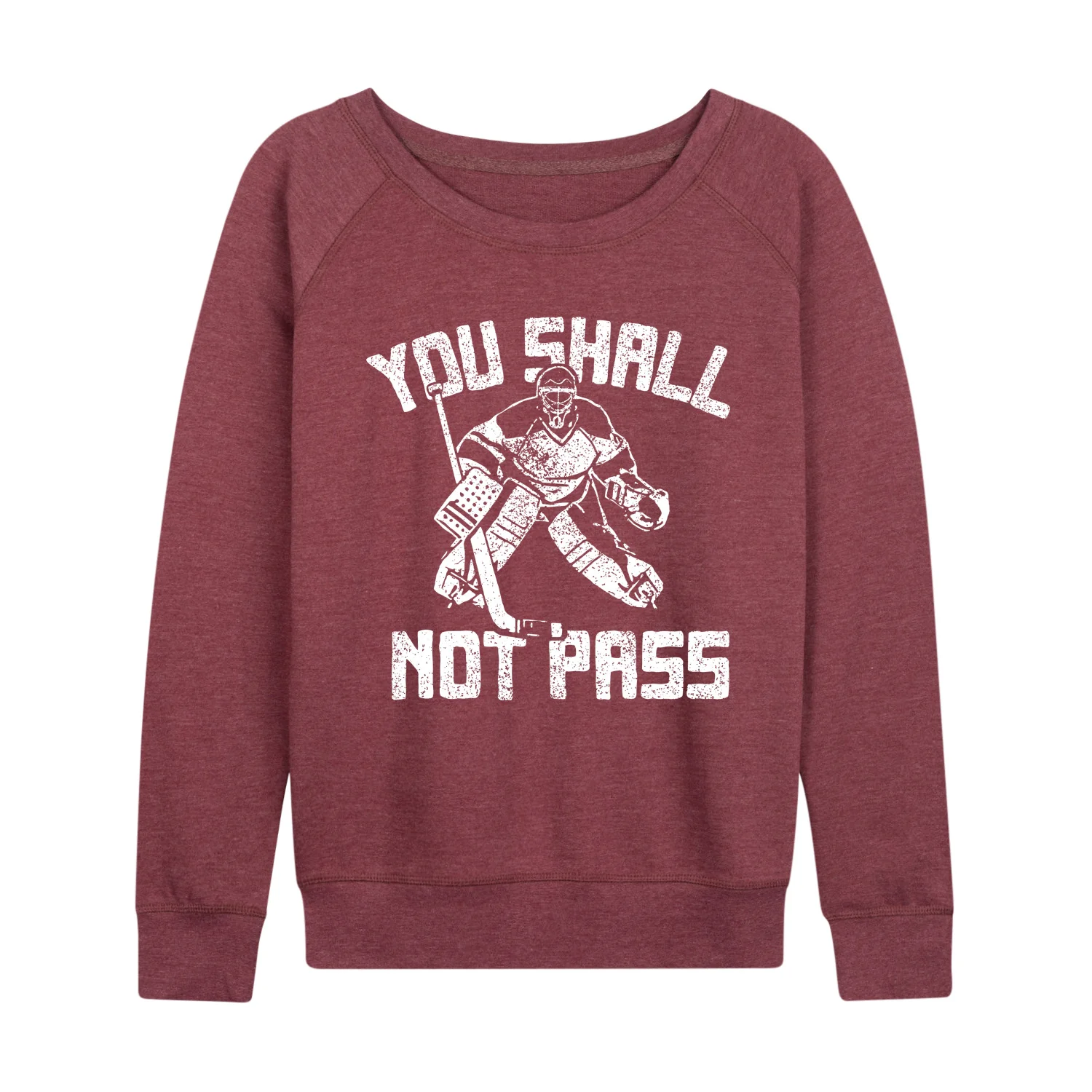Instant Message - You Shall Not Pass - Women's French Terry Long Sleeve Pullover