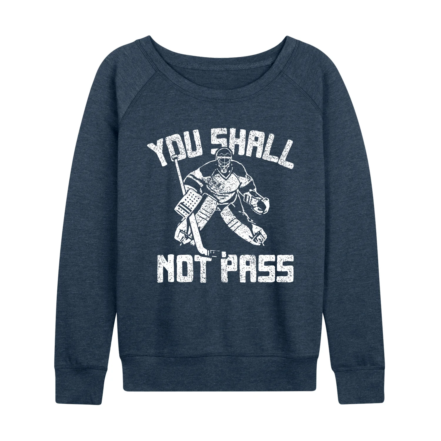 Instant Message - You Shall Not Pass - Women's French Terry Long Sleeve Pullover - Image 4