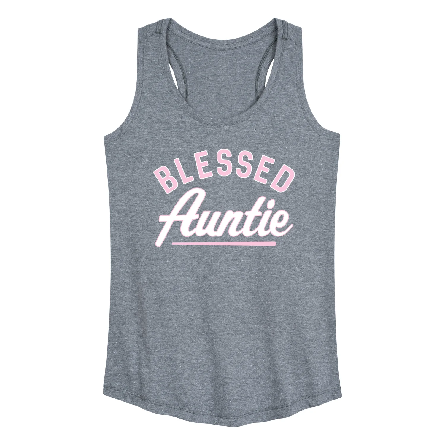 Instant Message - Best Auntie - Women's Racerback Tank Top - Image 4