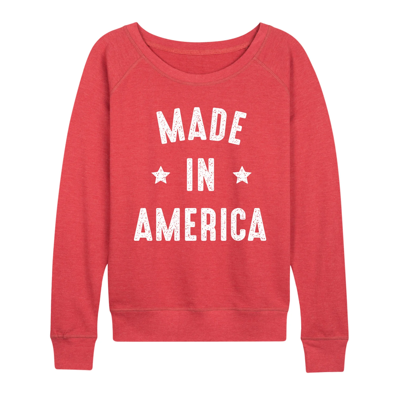 Instant Message - Made in America - Women's French Terry Long Sleeve Pullover - Image 5