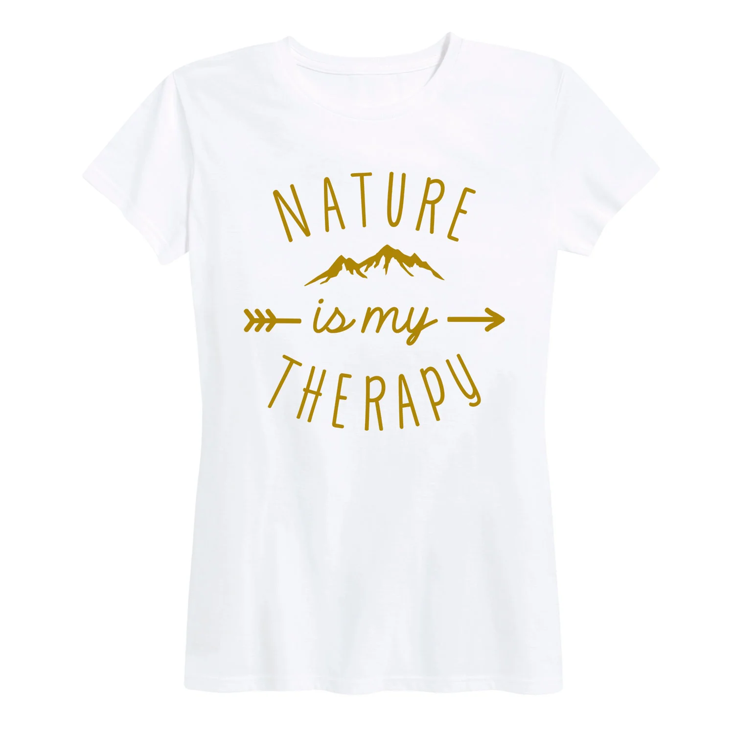 Instant Message - Nature is My Therapy - Women's Short Sleeve Graphic T-shirt - Image 4