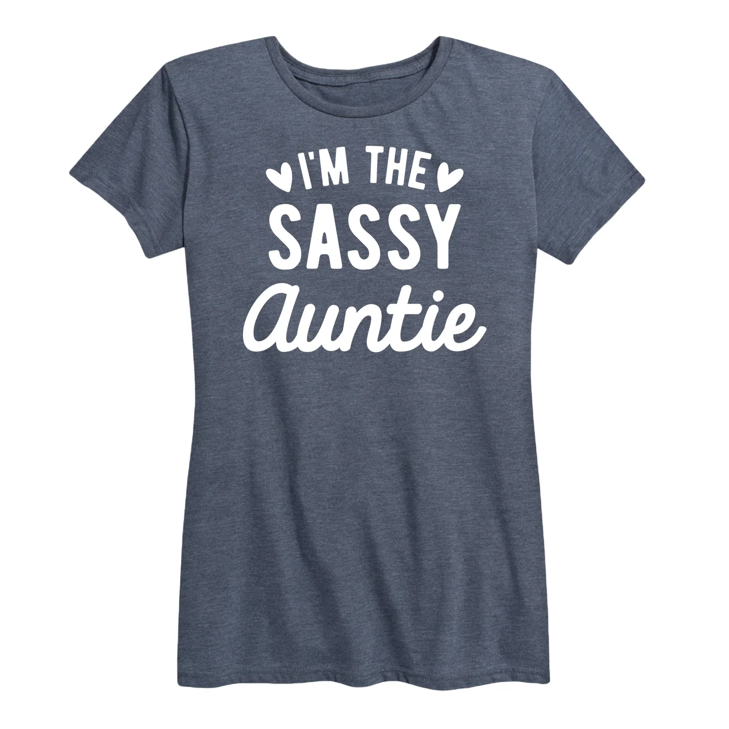 Instant Message - I'm the Sassy Auntie - Women's Short Sleeve Graphic T-Shirt - Image 2
