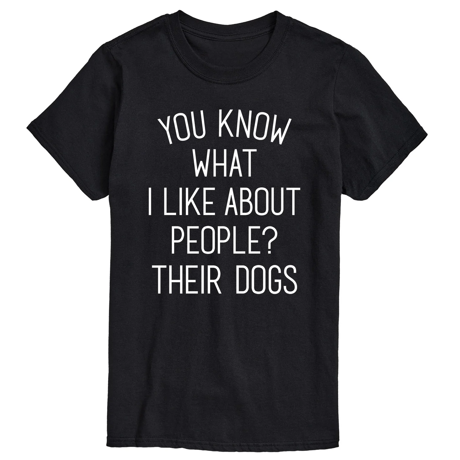 Instant Message - What I Like About People Their Dogs - Men's Short Sleeve Graphic T-shirt