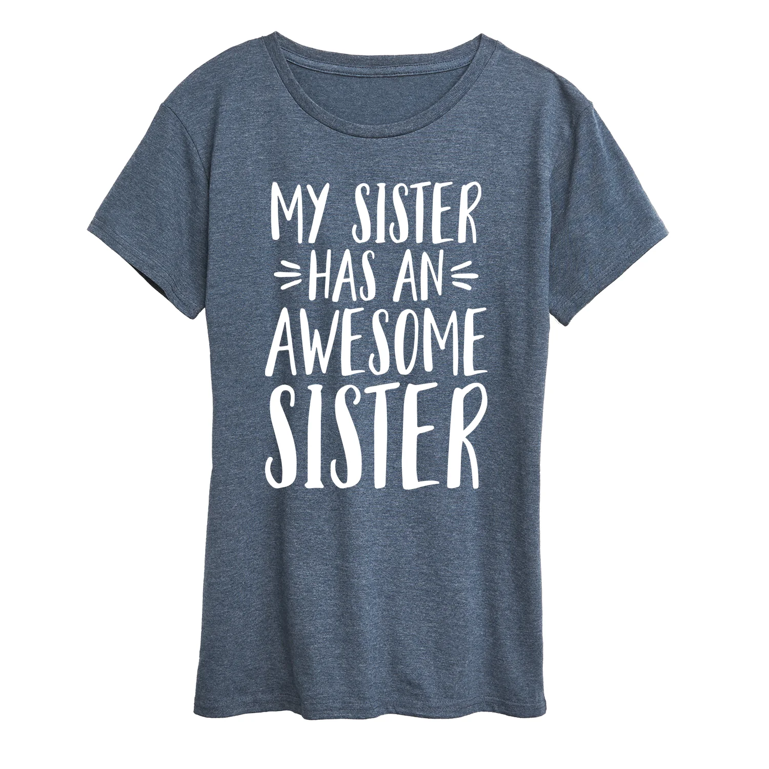 Instant Message - My Sister Has Awesome Sister - Women's Short Sleeve Graphic T-Shirt - Image 4
