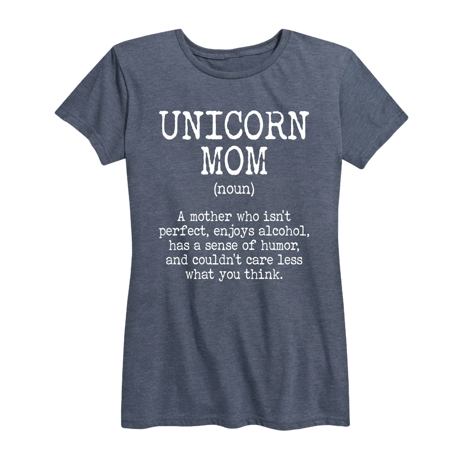 Instant Message - Unicorn Mom Definition - Women's Short Sleeve Graphic T-shirt - Image 2