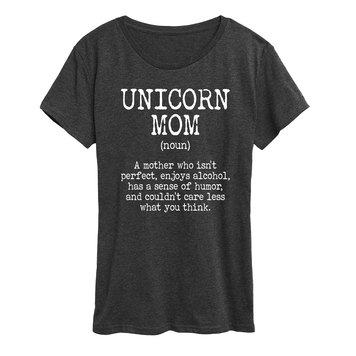 Instant Message - Unicorn Mom Definition - Women's Short Sleeve Graphic T-shirt - Image 3
