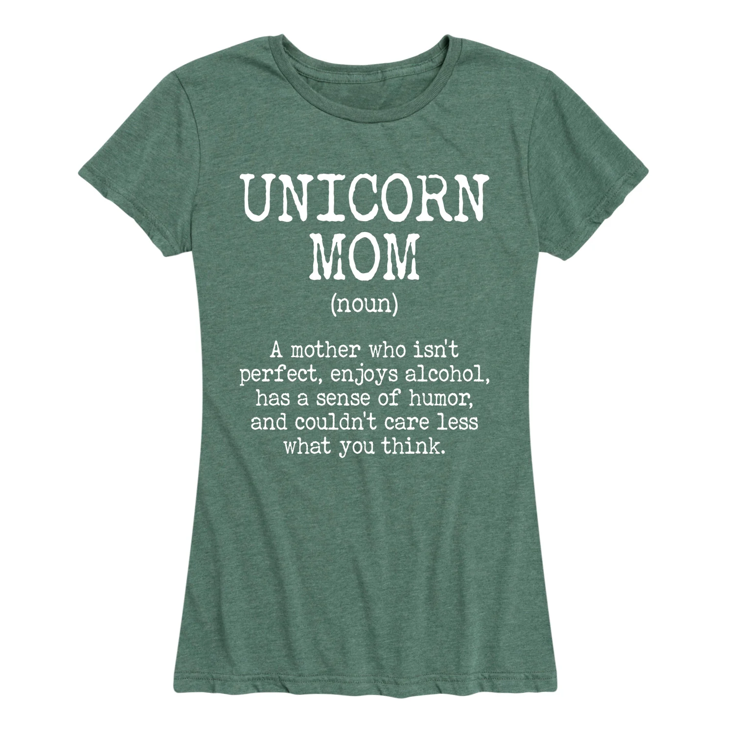 Instant Message - Unicorn Mom Definition - Women's Short Sleeve Graphic T-shirt - Image 4