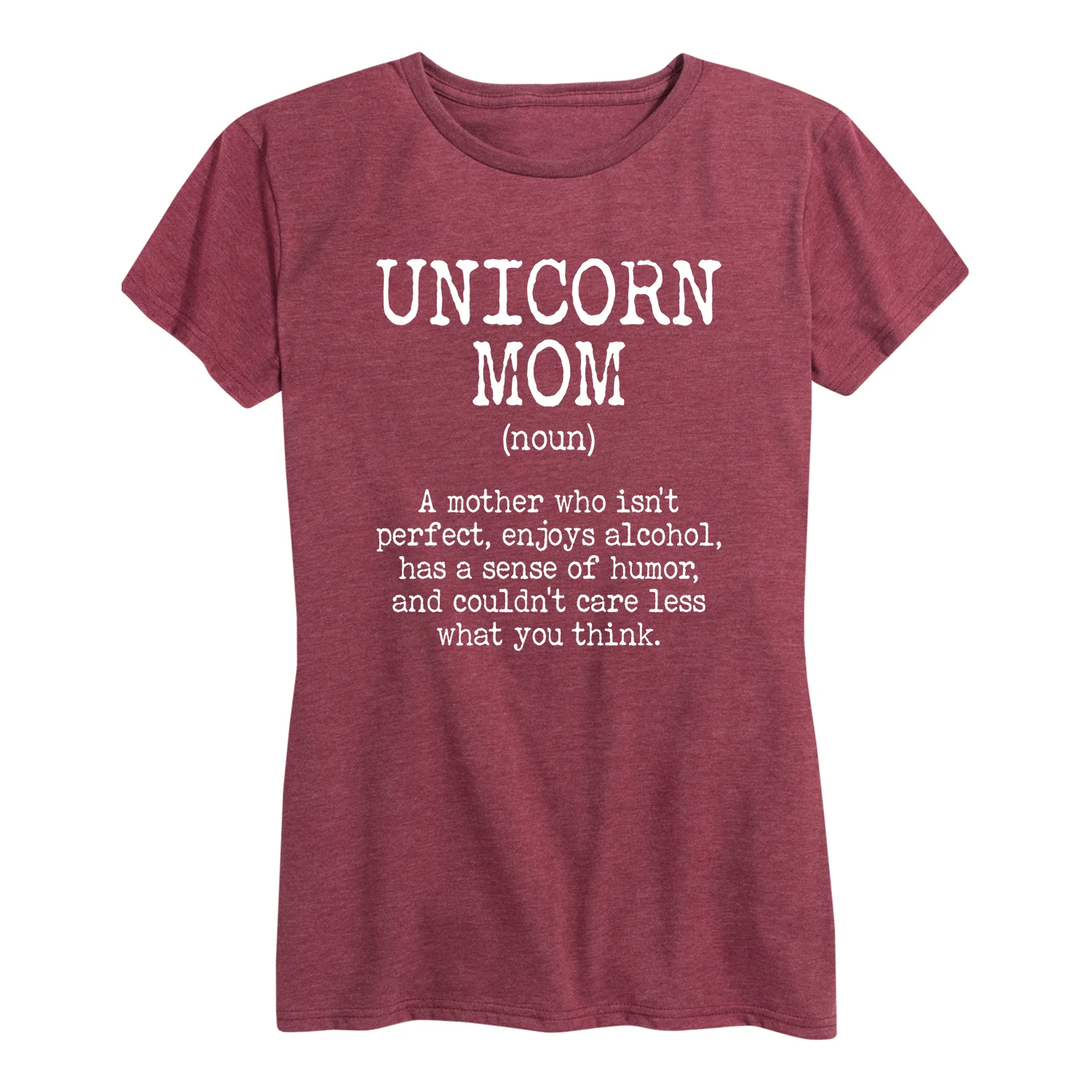 Instant Message - Unicorn Mom Definition - Women's Short Sleeve Graphic T-shirt - Image 5