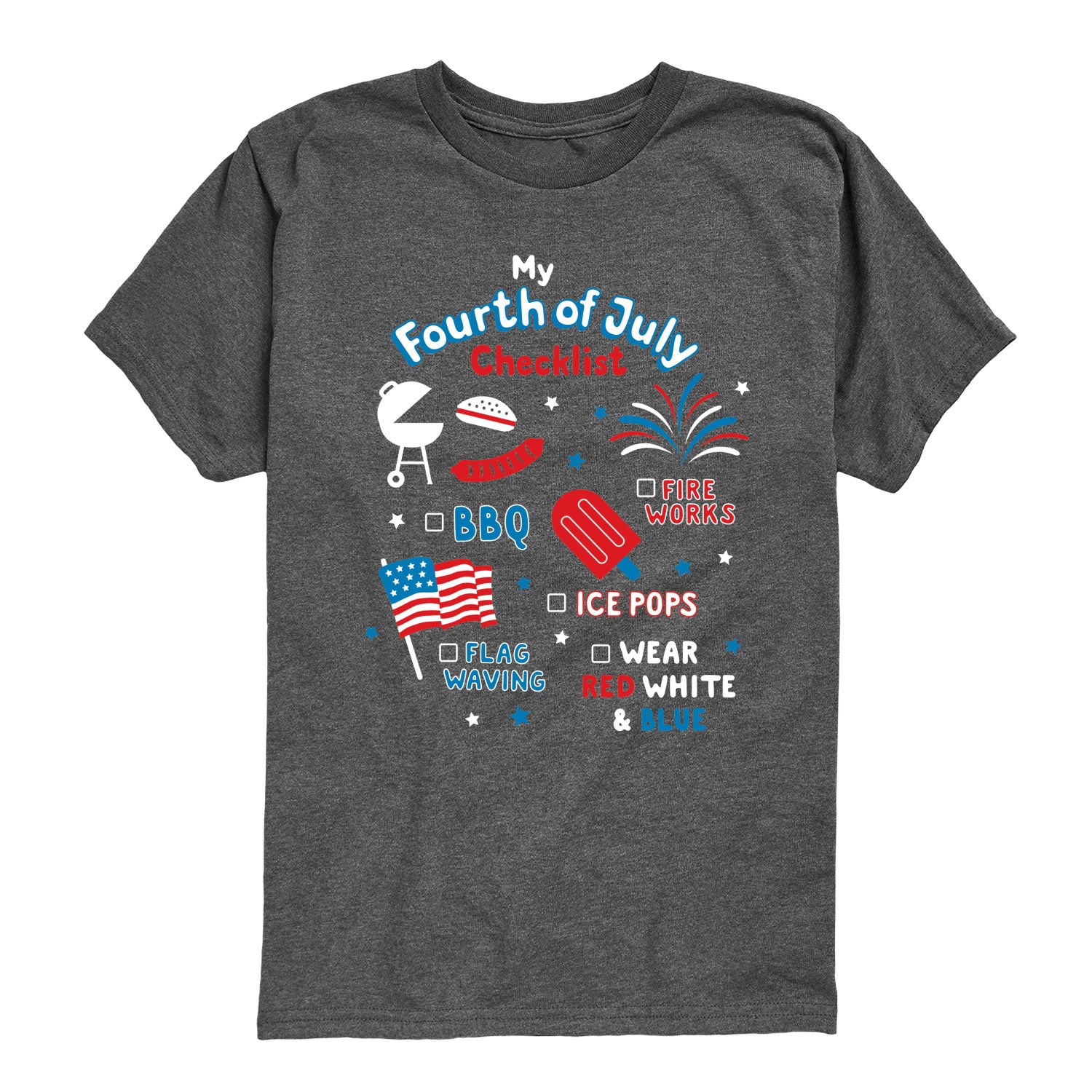 Instant Message - Fourth Checklist - Youth Boys Short Sleeve Graphic T-Shirt - Image 2