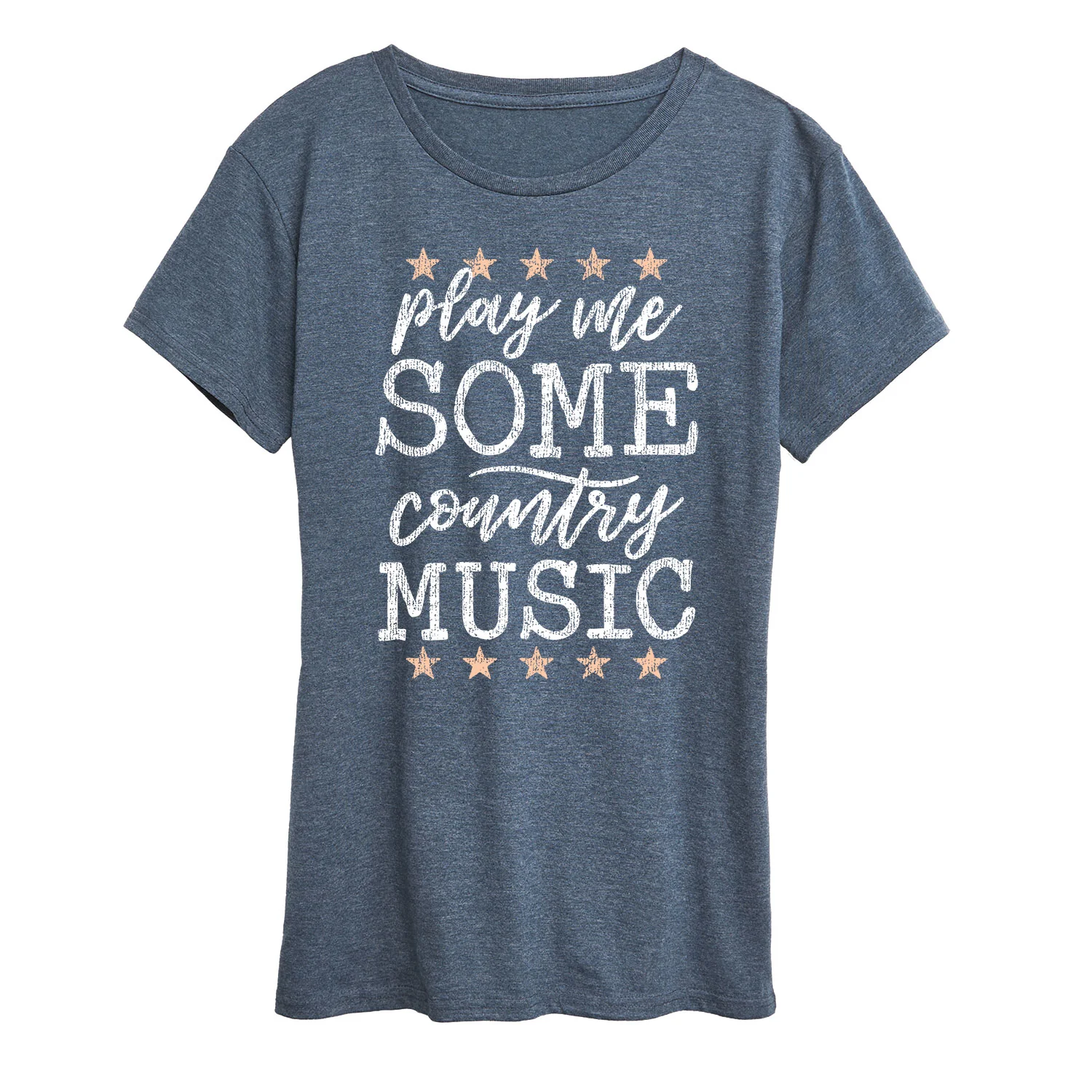 Instant Message - Play Me Some Country Music - Women's Short Sleeve Graphic T-Shirt - Image 2
