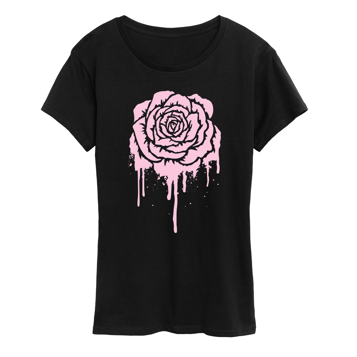 Instant Message - Dripping Rose - Women's Short Sleeve Graphic T-Shirt