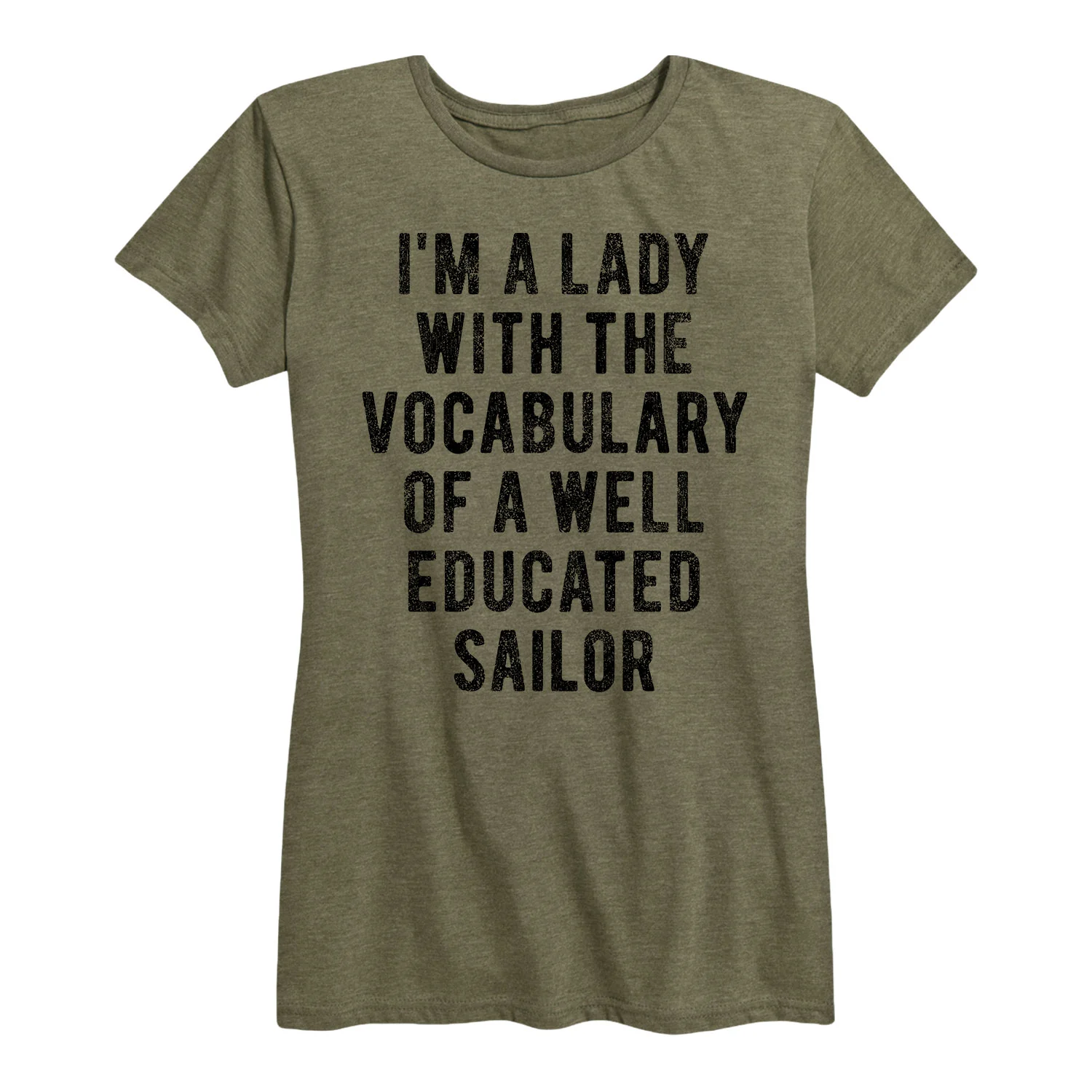 Instant Message - Vocabulary of a Well Educated Sailor - Women's Short Sleeve Graphic T-shirt