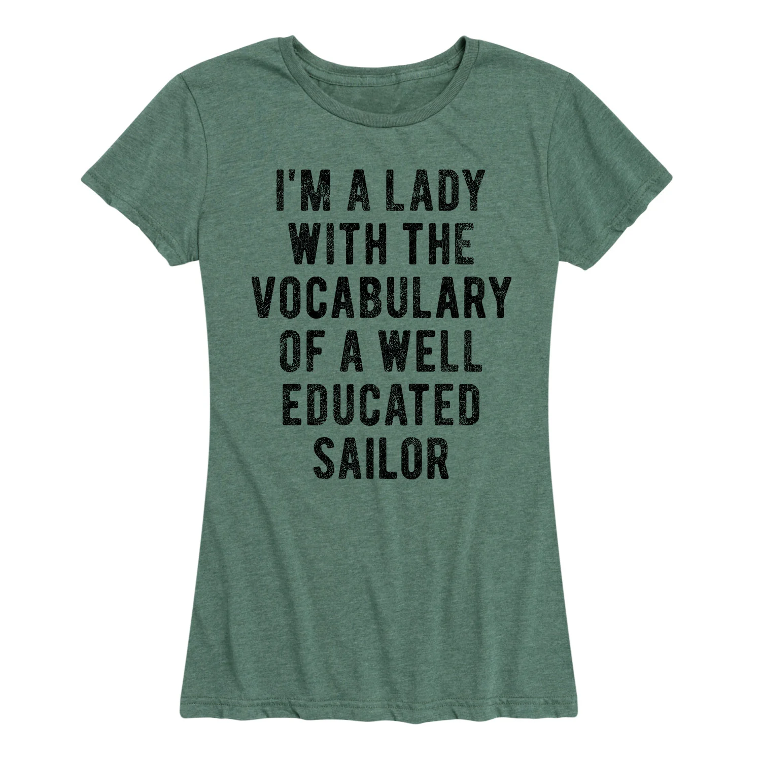 Instant Message - Vocabulary of a Well Educated Sailor - Women's Short Sleeve Graphic T-shirt - Image 2