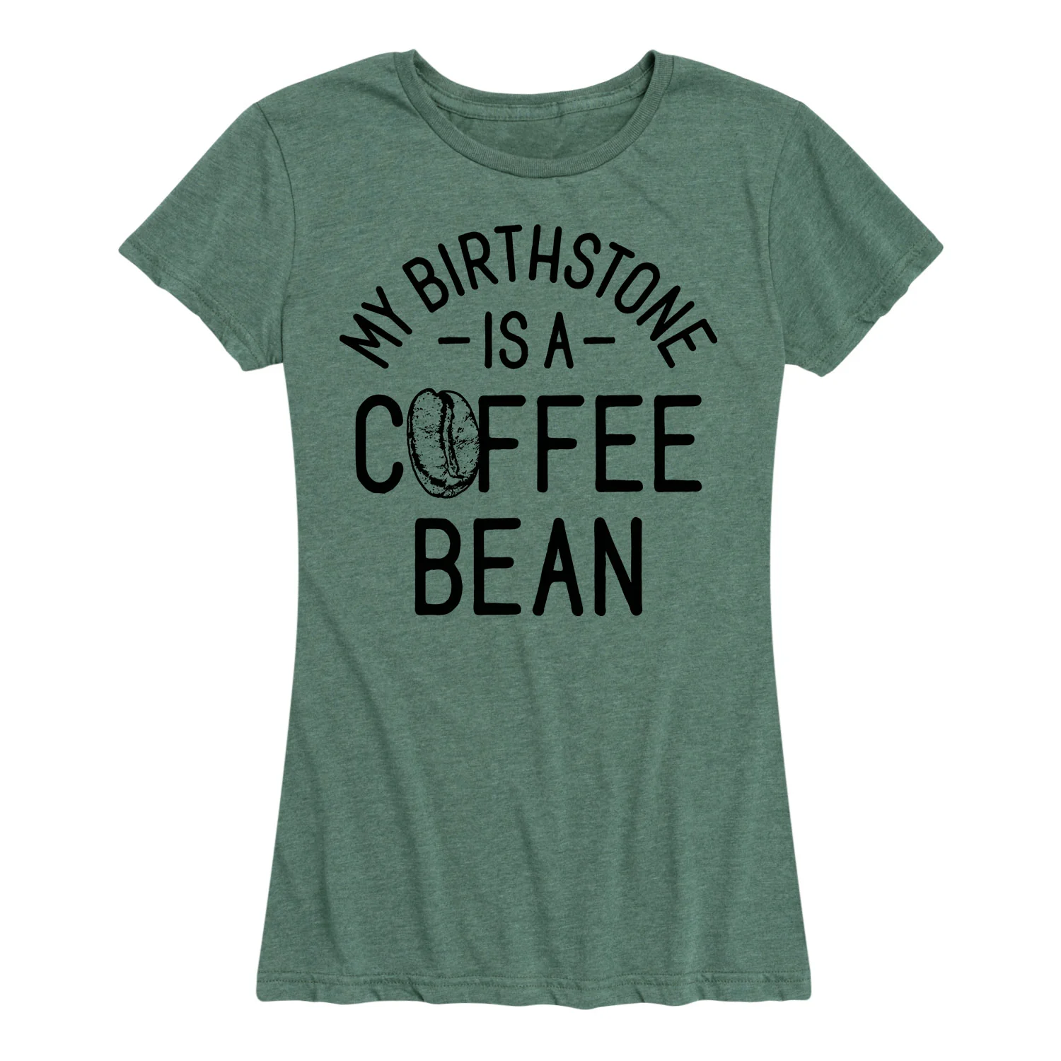 Instant Message - My Birthstone is a Coffee Bean - Women's Short Sleeve Graphic T-shirt - Image 2
