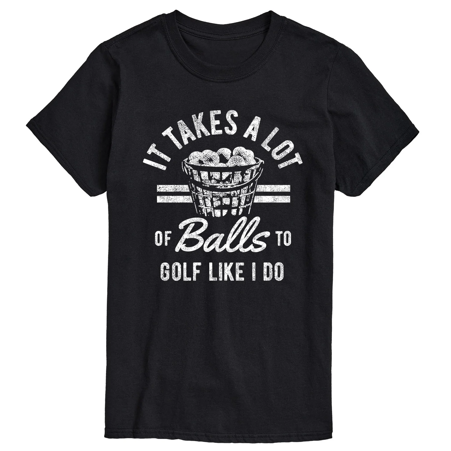 Instant Message - It Takes A Lot Of Balls - Men's Short Sleeve Graphic T-Shirt - Image 2