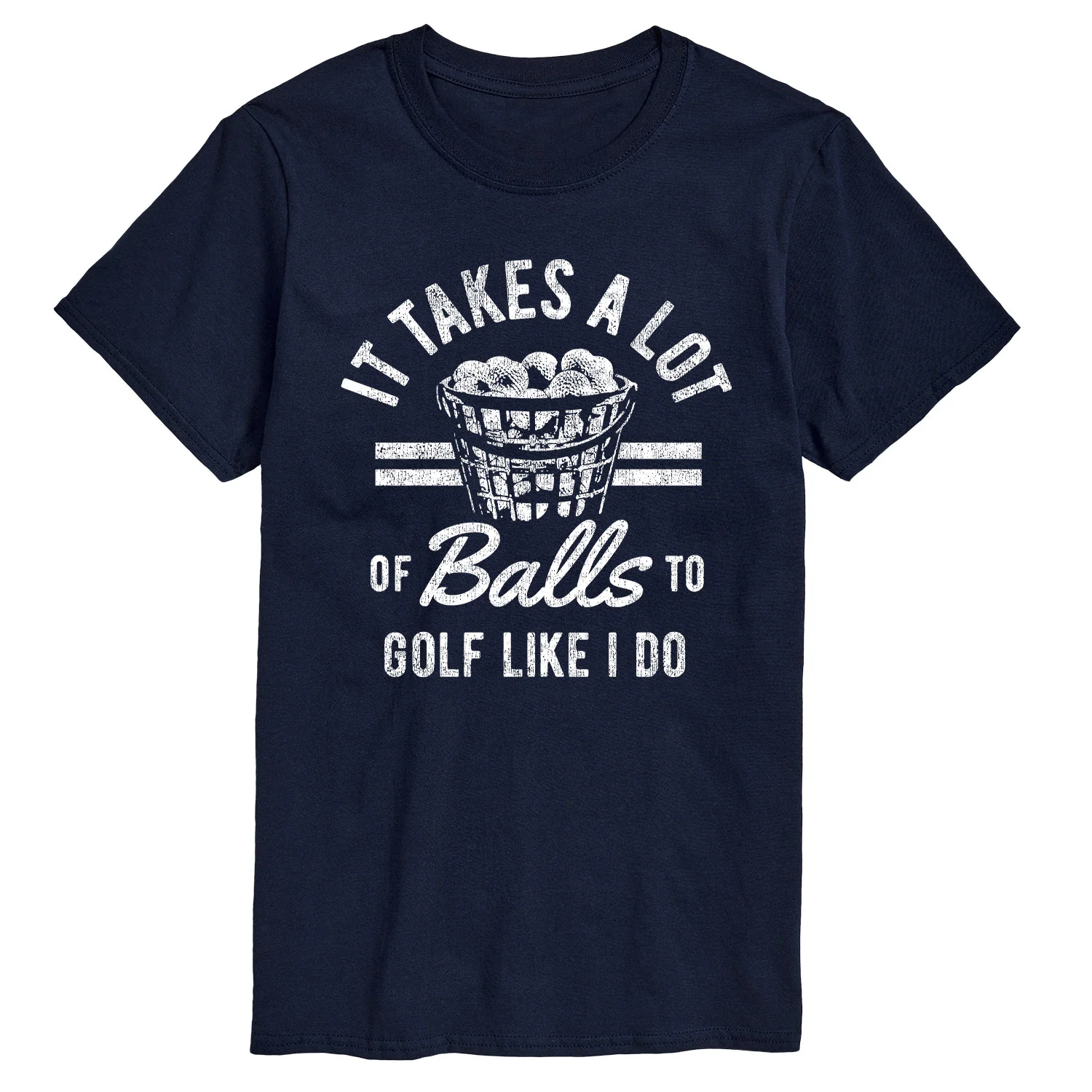 Instant Message - It Takes A Lot Of Balls - Men's Short Sleeve Graphic T-Shirt - Image 6