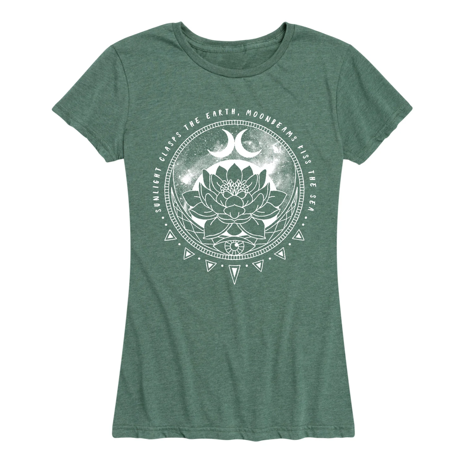 Instant Message - Astrological Lotus - Women's Short Sleeve Graphic T-shirt - Image 3