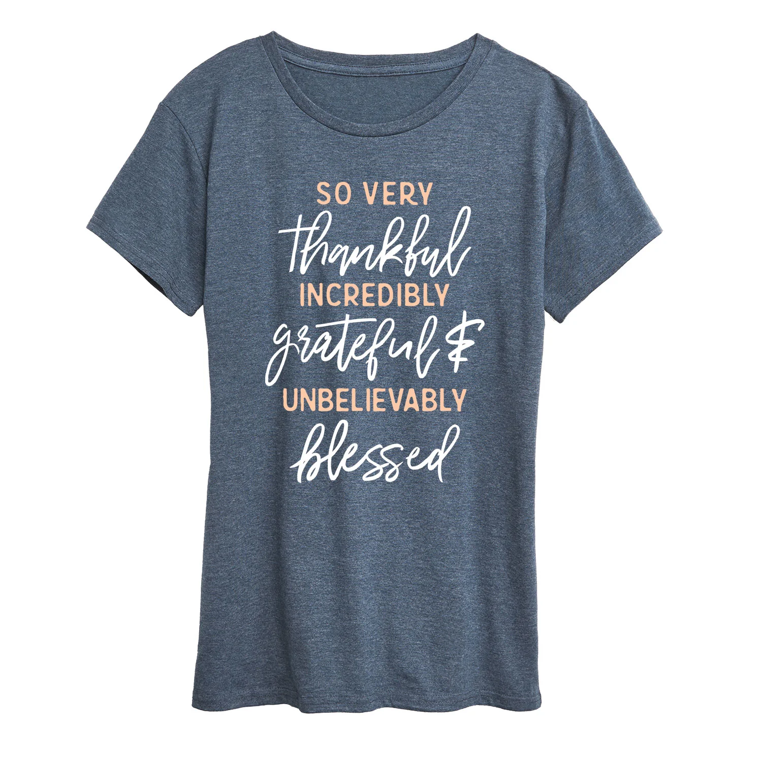 Instant Message - So Very Thankful - Women's Short Sleeve Graphic T-shirt - Image 3