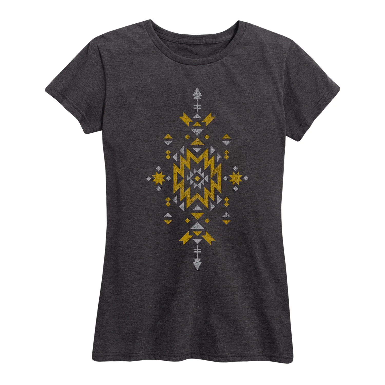 Instant Message - Southwestern Abstract Arrows - Women's Short Sleeve Graphic T-shirt