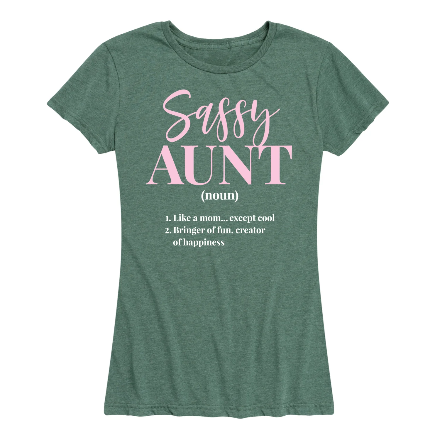 Instant Message - Sassy Aunt Defintion - Women's Short Sleeve Graphic T-Shirt
