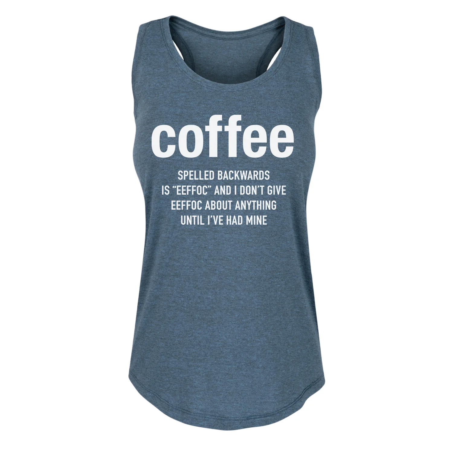 Instant Message - Coffee Eeffoc - Women's Racerback Tank