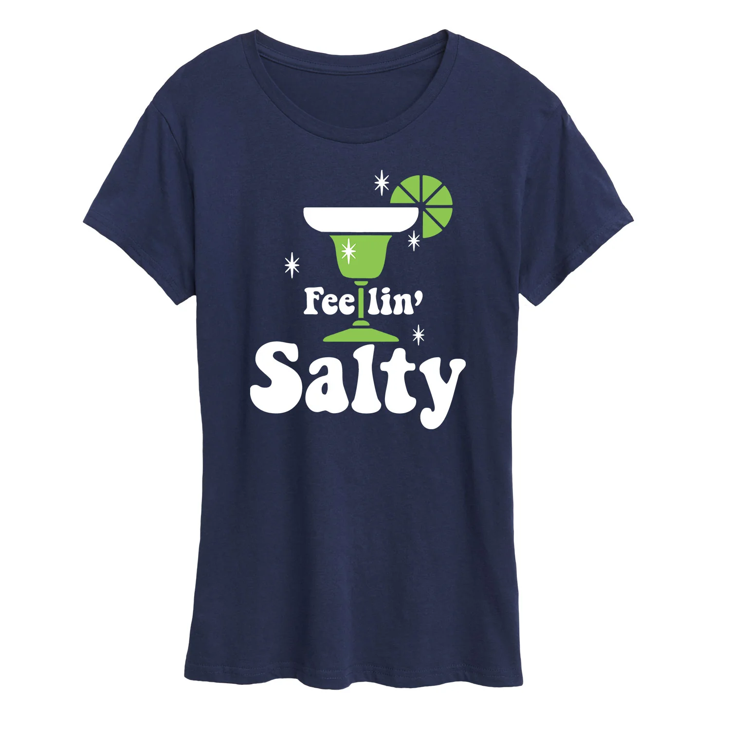 Instant Message - Feelin Salty - Women's Short Sleeve Graphic T-Shirt - Image 2