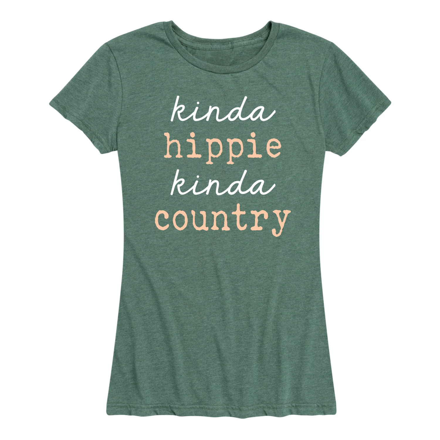 Instant Message - Kinda Country - Women's Short Sleeve Graphic T-shirt
