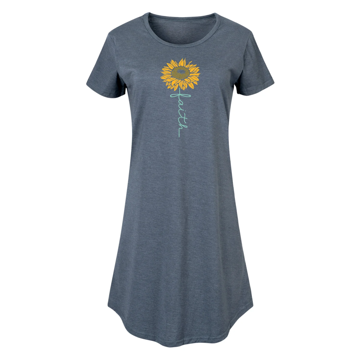 Instant Message - Faith Sunflower Stem - Women's Any Way Dress - Image 2