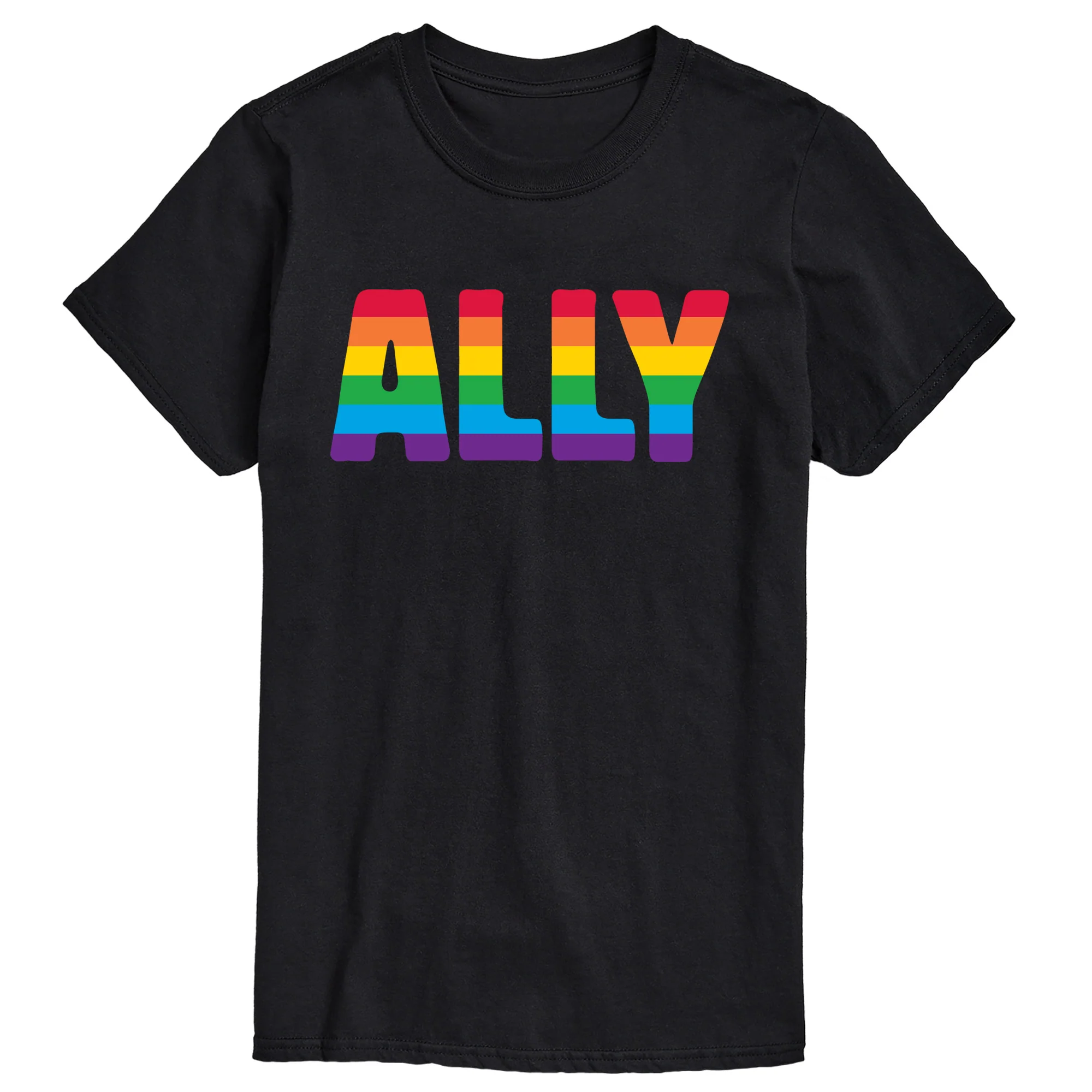 Instant Message - Rainbow Ally - Men's Short Sleeve Graphic T-shirt