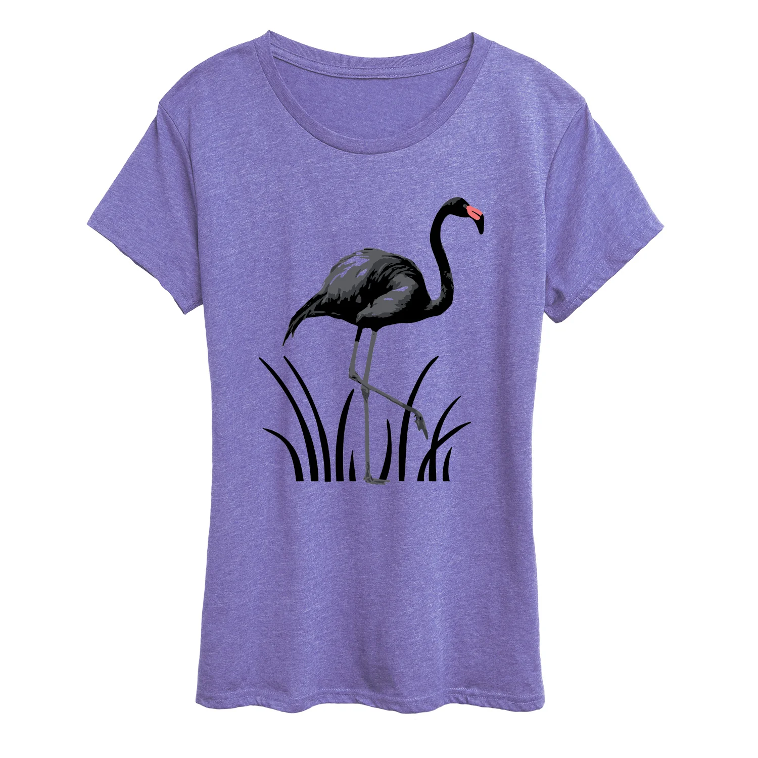 Instant Message - Black Flamingo - Women's Short Sleeve Graphic T-Shirt - Image 5
