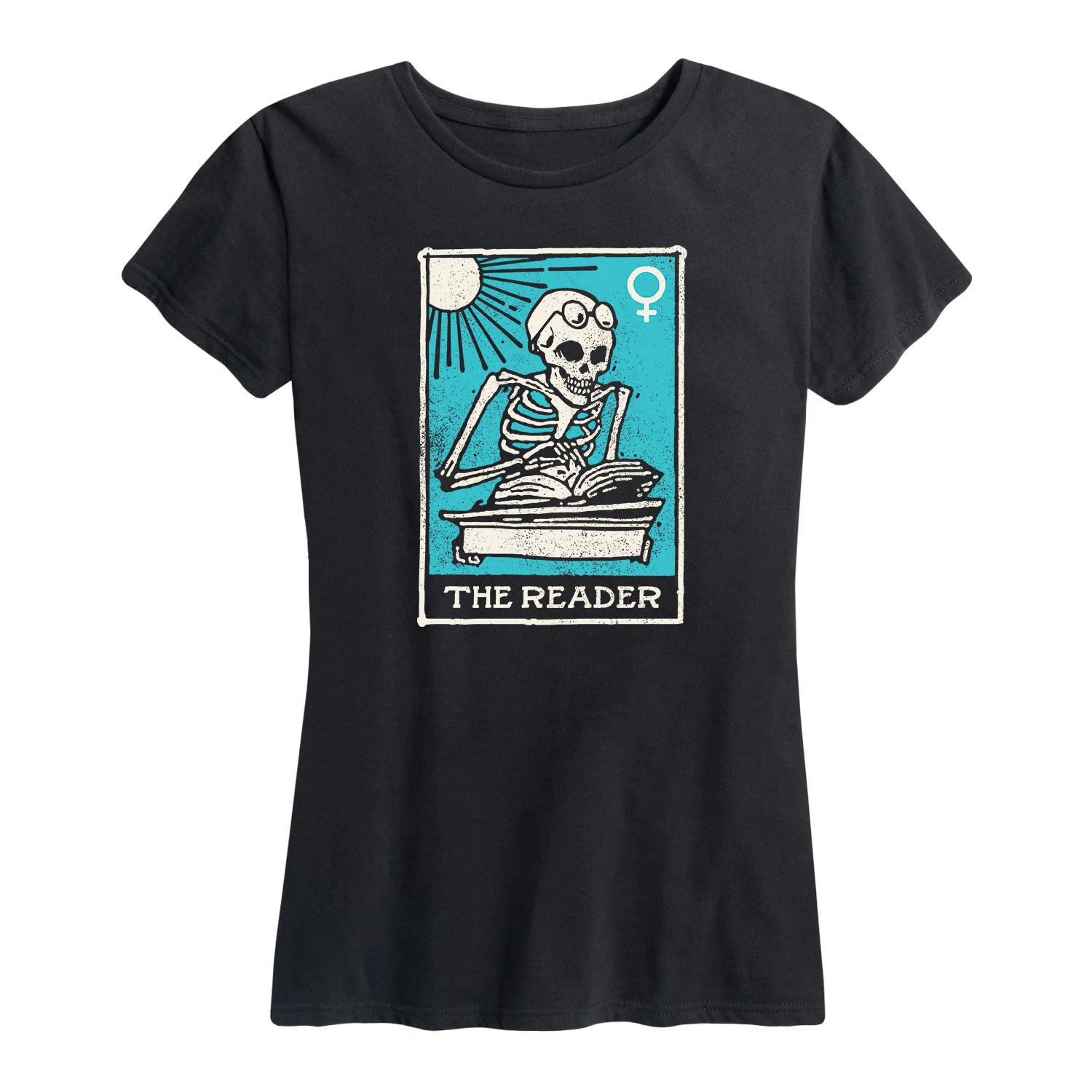 Instant Message - The Reader - Women's Short Sleeve Graphic T-Shirt - Image 2