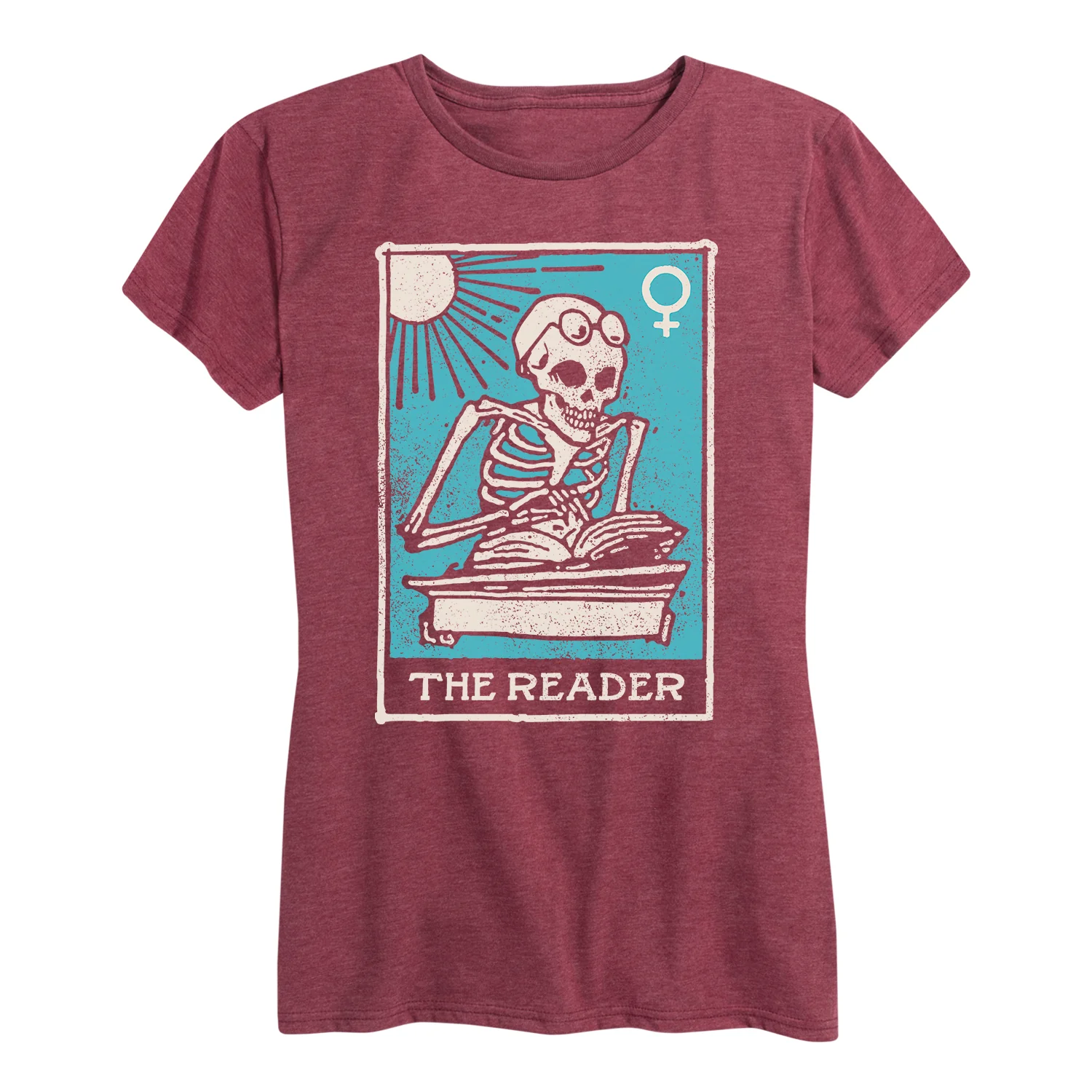 Instant Message - The Reader - Women's Short Sleeve Graphic T-Shirt - Image 3