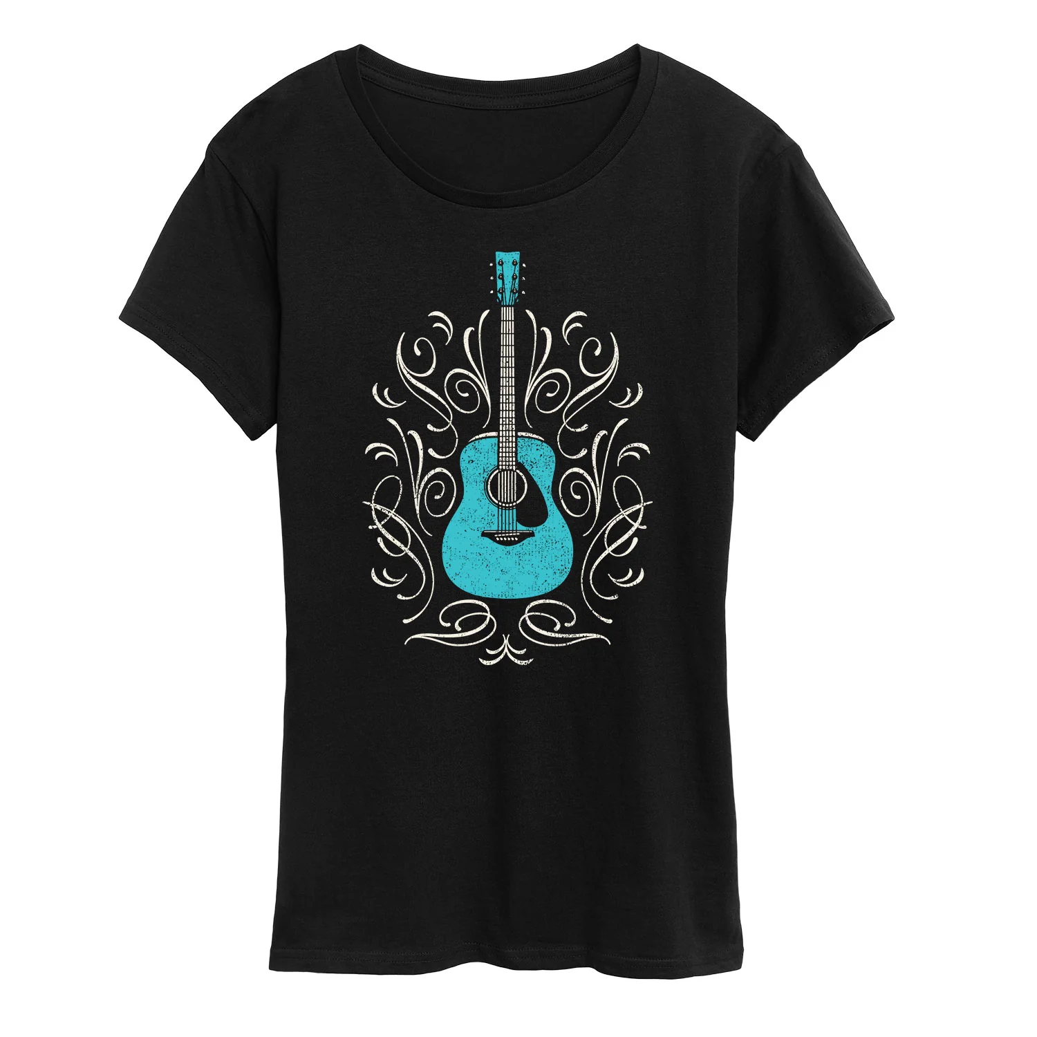 Instant Message - Southern Guitar - Women's Short Sleeve Graphic T-Shirt - Image 2