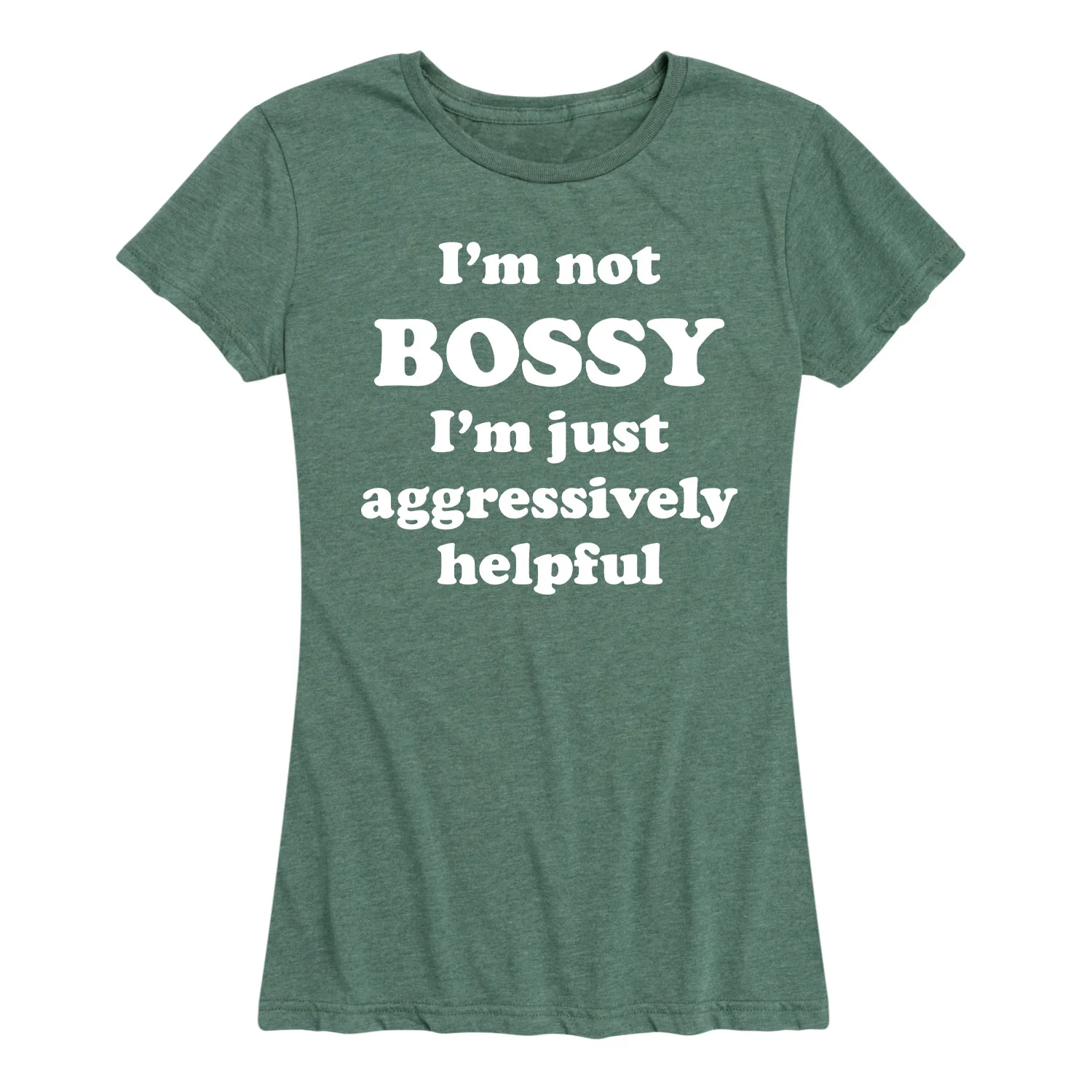 Instant Message - I'm Not Bossy - Women's Short Sleeve Graphic T-shirt - Image 3