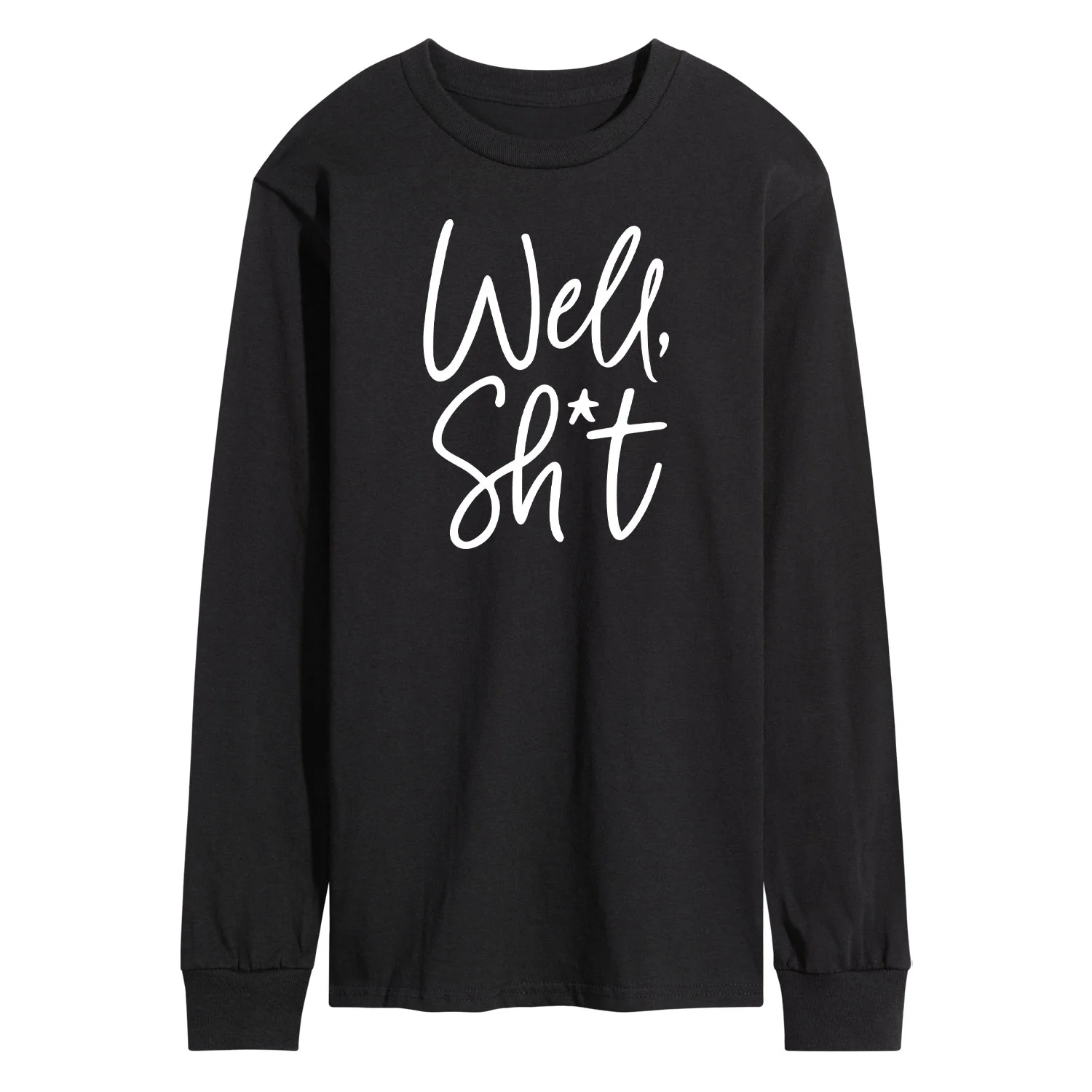 Instant Message - Well Sh*t - Men's Long Sleeve Graphic T-shirt
