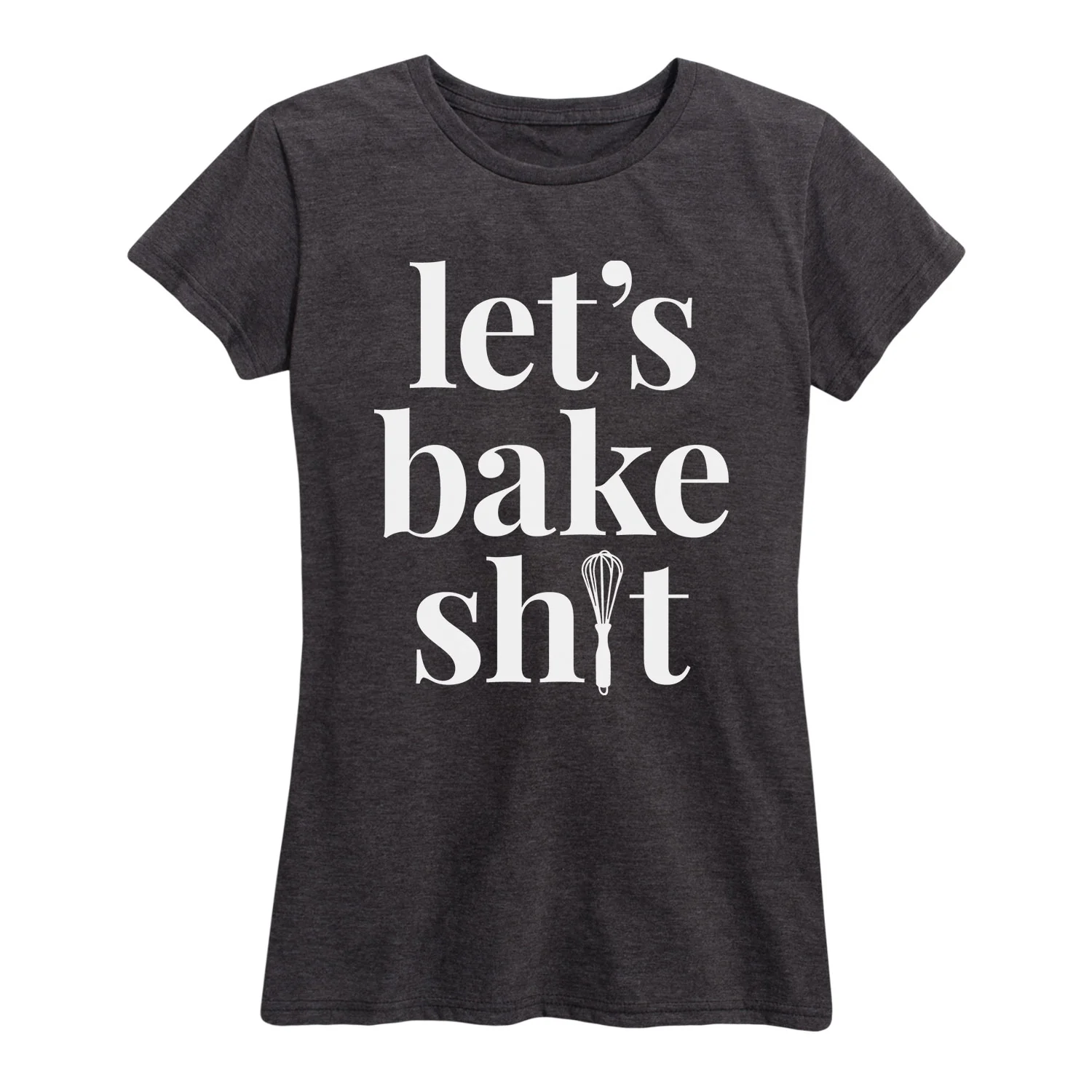 Instant Message - Let's Bake Sh*t - Women's Short Sleeve Graphic T-shirt - Image 2