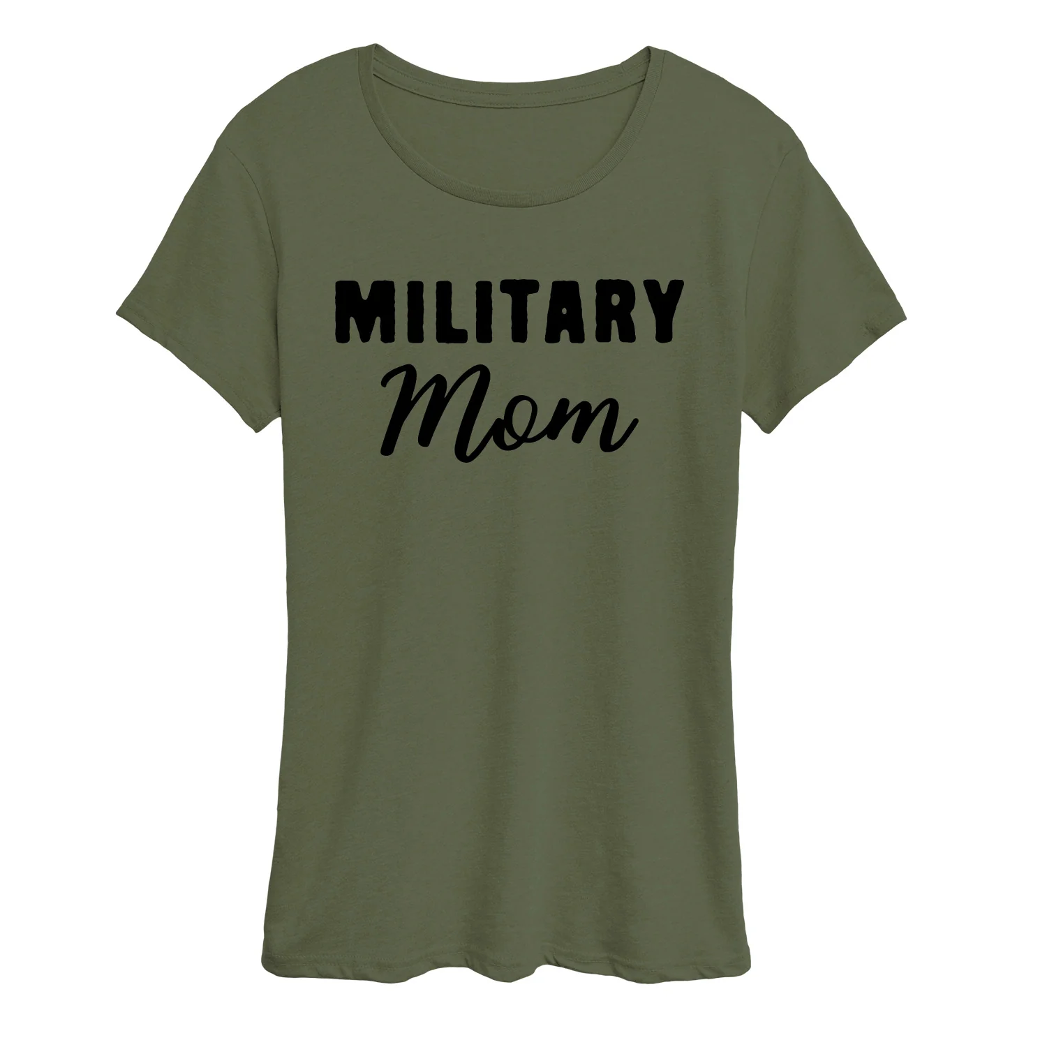 Instant Message - Military Mom - Women's Short Sleeve Graphic T-Shirt - Image 2