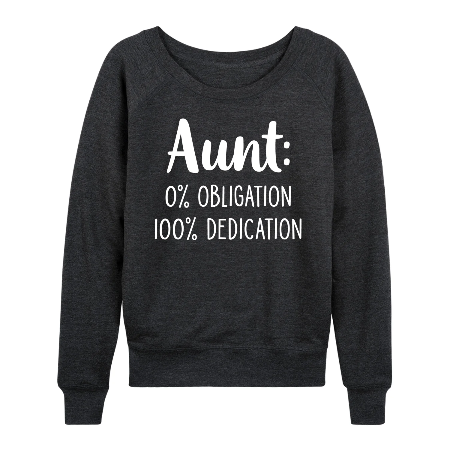 Instant Message - 0% Obligation - Women's Lightweight French Terry Long Sleeve Shirt - Image 2