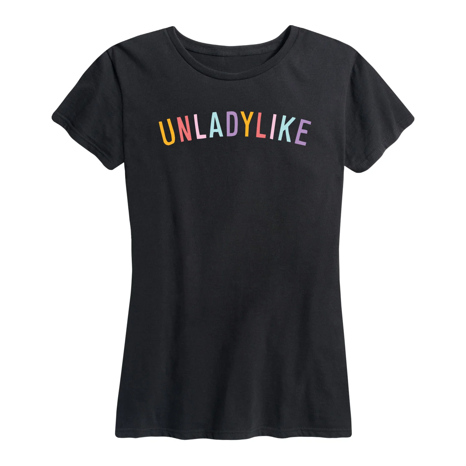 Instant Message - Unladylike - Women's Short Sleeve Graphic T-Shirt