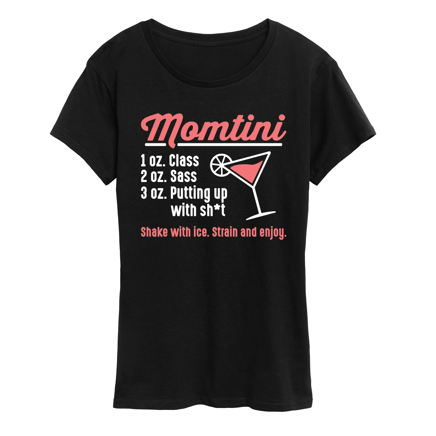 Instant Message - Momtini - Women's Short Sleeve Graphic T-Shirt