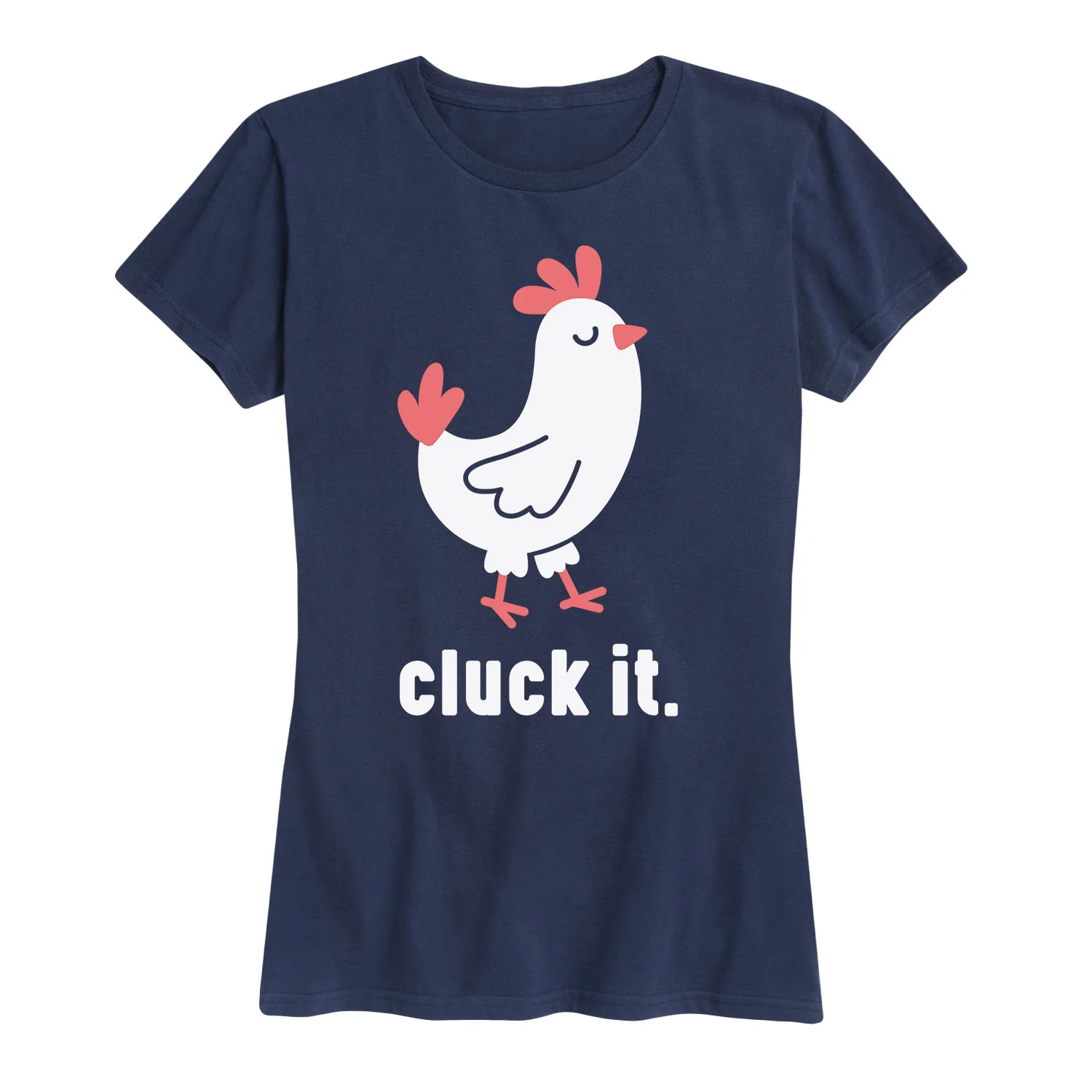 Instant Message - Cluck It Chicken - Women's Short Sleeve Graphic T-shirt - Image 3