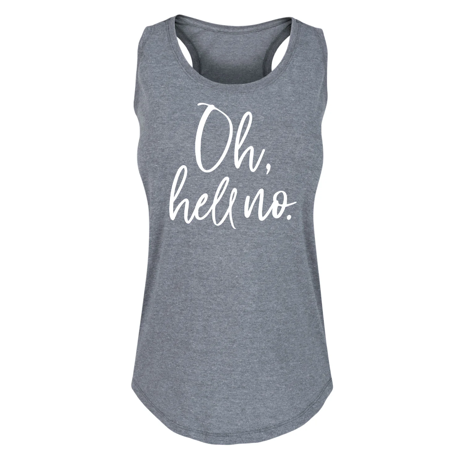 Instant Message - Oh Hell No - Women's Racerback Tank - Image 2