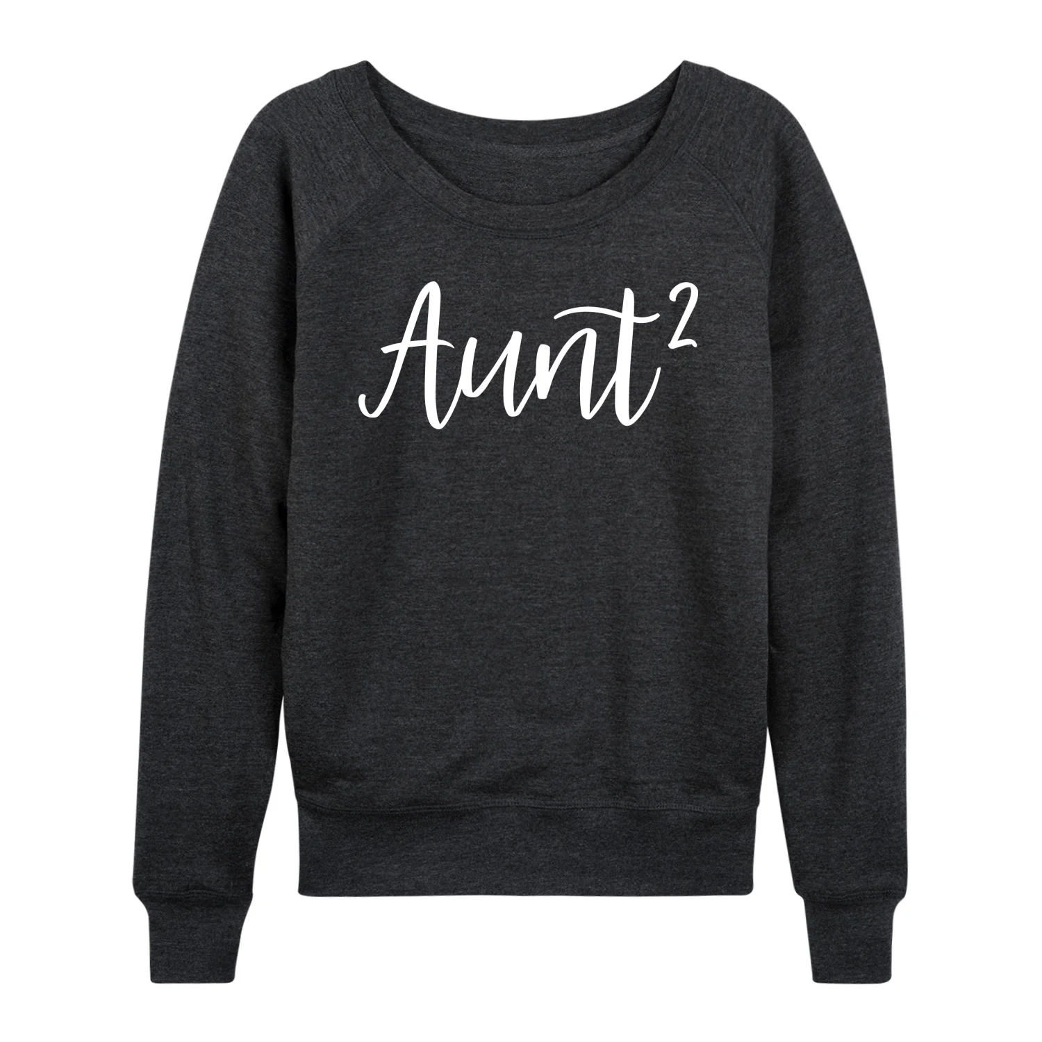 Instant Message - Aunt Squared - Women's Lightweight French Terry Long Sleeve Shirt - Image 4