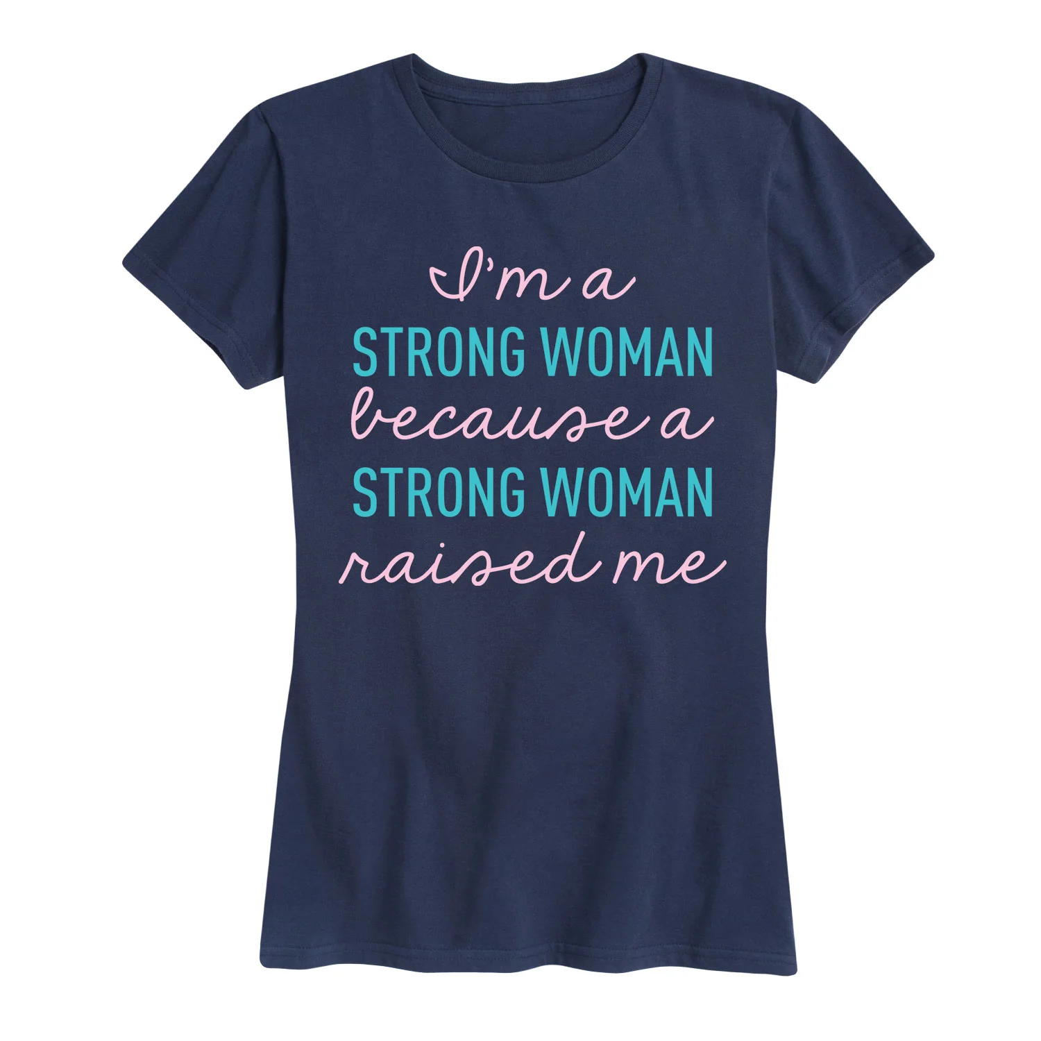 Instant Message - I'm a Strong Woman- Women's Short Sleeve Graphic T-shirt - Image 4